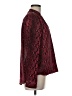 MICHAEL Michael Kors 100% Polyester Animal Print Red Long Sleeve Blouse Size M - photo 4