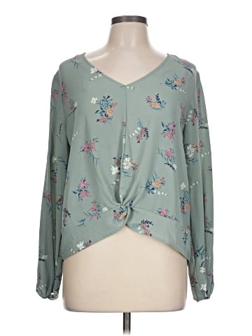Pink Republic Long Sleeve Blouse (view 1)
