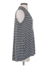 Vince Camuto Houndstooth Black Sleeveless Blouse Size S - photo 4