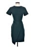 ASOS 100% Polyester Solid Teal Cocktail Dress Size 2 - photo 1