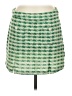 Lulus Houndstooth Green Casual Skirt Size M - photo 1
