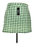 Lulus Houndstooth Green Casual Skirt Size M - photo 2