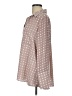 Pleione 100% Polyester Polka Dots Tan Brown Long Sleeve Blouse Size L - photo 5