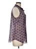 CAbi 100% Polyester Blue Sleeveless Blouse Size L - photo 4