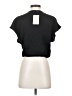Elan 100% Viscose Black Short Sleeve Blouse Size S - photo 2