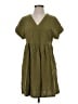 Universal Thread Solid Green Casual Dress Size XS - photo 1