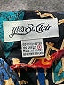 Yves St. Clair 100% Polyester Print Teal Long Sleeve Blouse Size 8 - photo 7