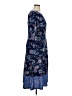 Talbots Paisley Blue Casual Dress Size 14 - photo 4