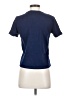 Zara 100% Cotton Blue Short Sleeve Turtleneck Size S - photo 2