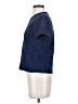 Zara 100% Cotton Blue Short Sleeve Turtleneck Size S - photo 5