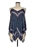 Xhilaration 100% Polyester Blue Sleeveless Blouse Size M - photo 1