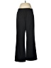 Larry Levine Solid Black Gray Dress Pants Size 8 - photo 1