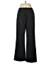 Larry Levine Solid Black Gray Dress Pants Size 8 - photo 2
