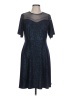 En Focus Studio Blue Cocktail Dress Size 10 - photo 1