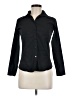 Zara Basic Black Long Sleeve Button-Down Shirt Size M - photo 1