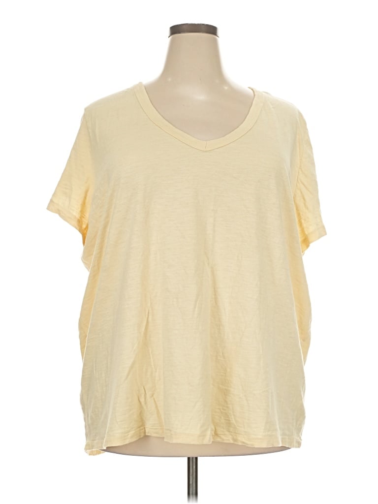 Pre-owned Universal Thread Short Sleeve T-shirt In Yellow