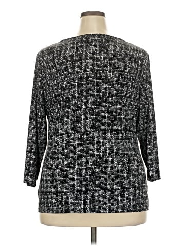 Liz Claiborne 3/4 Sleeve T-Shirt (view 2)