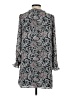 Ann Taylor LOFT 100% Polyester Paisley Gray Casual Dress Size XS (petite) - photo 2