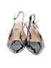 Nine West Animal Print Silver Heels Size 8 1/2 - photo 2