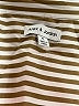 Alexander Jordan Stripes Tan 3/4 Sleeve Blouse Size XL - photo 7