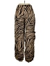Zara Animal Print Brown Casual Pants Size XL - photo 2