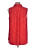Apt. 9 100% Polyester Stripes Red Sleeveless Blouse Size L - photo 2