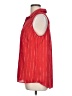 Apt. 9 100% Polyester Stripes Red Sleeveless Blouse Size L - photo 5