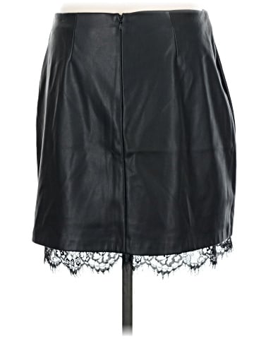 BCBG Faux Leather Skirt (view 2)