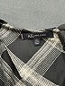 AK Anne Klein Argyle Gray Short Sleeve Blouse Size XL - photo 7