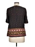 Holding Horses Black Short Sleeve Blouse Size 6 - photo 2