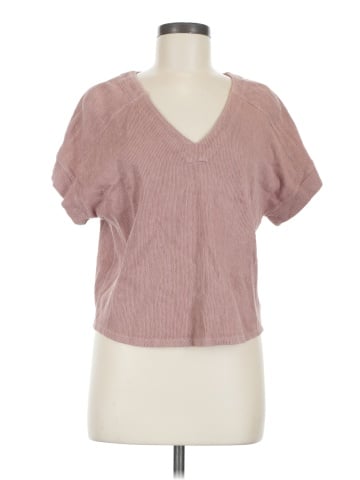 Madewell Ottoman Jacquard V-Neck Boxy Top (view 1)