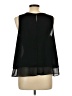 Como Vintage 100% Polyester Black Sleeveless Blouse Size L - photo 2