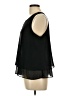 Como Vintage 100% Polyester Black Sleeveless Blouse Size L - photo 5