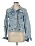 Free People Blue Denim Jacket Size M - photo 1