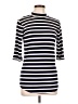 Gap Stripes Ivory Short Sleeve Turtleneck Size L (tall) - photo 1