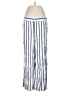 Ann Taylor LOFT 100% Rayon Stripes White Casual Pants Size M - photo 1