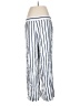 Ann Taylor LOFT 100% Rayon Stripes White Casual Pants Size M - photo 2