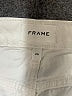 FRAME 100% Cotton White Jeans Size 25 waist - photo 7