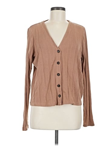 Madewell Ribbed Sweater-Knit Cardigan (view 1)