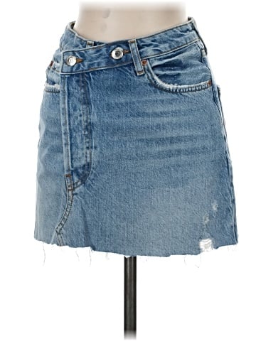 Zara Denim Skirt (view 1)