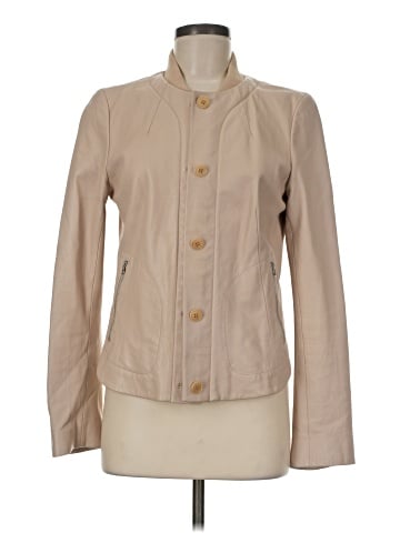 DKNY Leather Jacket (view 1)