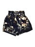 Unbranded Floral Blue Teal Shorts Size XS - photo 1