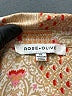 Rose + Olive 100% Polyester Print Orange Long Sleeve Blouse Size XL - photo 7