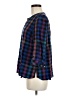Unbranded Plaid Blue 3/4 Sleeve T-Shirt Size M (estimated) - photo 5