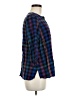 Unbranded Plaid Blue 3/4 Sleeve T-Shirt Size M (estimated) - photo 4