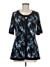 Liz Claiborne Blue Short Sleeve Blouse Size M - photo 1