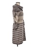 Pink Rose Gray 3/4 Sleeve Top Size M - photo 4