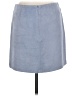 She + Sky Solid Blue Casual Skirt Size M - photo 2