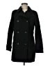 Bershka 100% Cotton Black Coat Size M - photo 1
