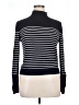 ASOS 100% Viscose Stripes Black Turtleneck Sweater Size 14 - photo 1